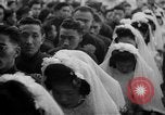 Image of mass Chinese wedding Shanghai China, 1948, second 10 stock footage video 65675069641