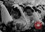 Image of mass Chinese wedding Shanghai China, 1948, second 11 stock footage video 65675069641