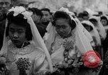 Image of mass Chinese wedding Shanghai China, 1948, second 12 stock footage video 65675069641