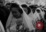 Image of mass Chinese wedding Shanghai China, 1948, second 14 stock footage video 65675069641