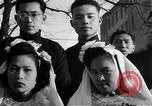 Image of mass Chinese wedding Shanghai China, 1948, second 50 stock footage video 65675069641