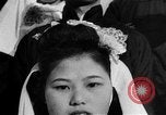 Image of mass Chinese wedding Shanghai China, 1948, second 56 stock footage video 65675069641
