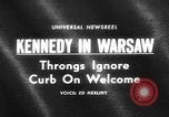 Image of Robert F Kennedy visits Poland Krakow Poland, 1964, second 1 stock footage video 65675069651