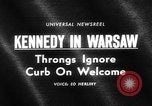 Image of Robert F Kennedy visits Poland Krakow Poland, 1964, second 3 stock footage video 65675069651