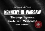 Image of Robert F Kennedy visits Poland Krakow Poland, 1964, second 5 stock footage video 65675069651