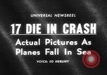 Image of aircraft collide Bermuda Island, 1964, second 1 stock footage video 65675069652