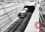 Image of new vehicular tunnel Holland Netherlands, 1957, second 23 stock footage video 65675069672
