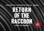 Image of raccoon coats Allentown Pennsylvania USA, 1957, second 3 stock footage video 65675069673