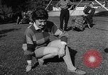 Image of raccoon coats Allentown Pennsylvania USA, 1957, second 55 stock footage video 65675069673