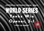 Image of 1957 World Series baseball game 1 highlights New York United States USA, 1957, second 3 stock footage video 65675069674