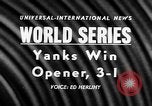 Image of 1957 World Series baseball game 1 highlights New York United States USA, 1957, second 5 stock footage video 65675069674
