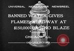 Standbild Brand bei Miralago Ballsaal Chicago Illinois USA, 1932, aus Sekunde 3 historischem Filmmaterial Videoclip 65675069701