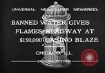 Standbild Brand bei Miralago Ballsaal Chicago Illinois USA, 1932, aus Sekunde 4 historischem Filmmaterial Videoclip 65675069701
