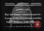 Standbild Ed Hutchinson Chino California USA, 1932, aus Sekunde 14 historischem Filmmaterial Videoclip 65675069703
