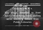 Standbild Bus mit Bücher Creedmoor New York USA, 1932, aus Sekunde 3 historischem Filmmaterial Videoclip 65675069704