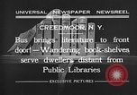 Standbild Bus mit Bücher Creedmoor New York USA, 1932, aus Sekunde 5 historischem Filmmaterial Videoclip 65675069704