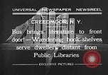 Standbild Bus mit Bücher Creedmoor New York USA, 1932, aus Sekunde 8 historischem Filmmaterial Videoclip 65675069704