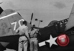 Image of US Navy TBF avenger catapulted from aircraft carrier Ulithi Atoll Caroline Islands, 1944, second 1 stock footage video 65675069716