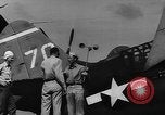 Image of US Navy TBF avenger catapulted from aircraft carrier Ulithi Atoll Caroline Islands, 1944, second 6 stock footage video 65675069716