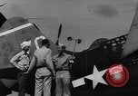 Image of US Navy TBF avenger catapulted from aircraft carrier Ulithi Atoll Caroline Islands, 1944, second 8 stock footage video 65675069716