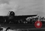 Image of US Navy TBF avenger catapulted from aircraft carrier Ulithi Atoll Caroline Islands, 1944, second 11 stock footage video 65675069716