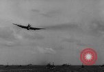 Image of US Navy TBF avenger catapulted from aircraft carrier Ulithi Atoll Caroline Islands, 1944, second 18 stock footage video 65675069716