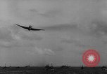 Image of US Navy TBF avenger catapulted from aircraft carrier Ulithi Atoll Caroline Islands, 1944, second 19 stock footage video 65675069716