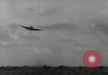 Image of US Navy TBF avenger catapulted from aircraft carrier Ulithi Atoll Caroline Islands, 1944, second 20 stock footage video 65675069716