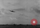 Image of US Navy TBF avenger catapulted from aircraft carrier Ulithi Atoll Caroline Islands, 1944, second 22 stock footage video 65675069716