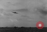 Image of US Navy TBF avenger catapulted from aircraft carrier Ulithi Atoll Caroline Islands, 1944, second 23 stock footage video 65675069716