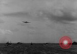 Image of US Navy TBF avenger catapulted from aircraft carrier Ulithi Atoll Caroline Islands, 1944, second 28 stock footage video 65675069716