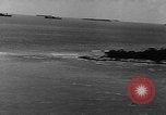 Image of US Navy TBF avenger catapulted from aircraft carrier Ulithi Atoll Caroline Islands, 1944, second 43 stock footage video 65675069716