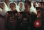 Image of worshipers at a chapel Nagasaki Japan, 1946, second 3 stock footage video 65675069727