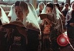 Image of worshipers at a chapel Nagasaki Japan, 1946, second 10 stock footage video 65675069727