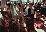 Image of worshipers at a chapel Nagasaki Japan, 1946, second 19 stock footage video 65675069727