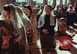 Image of worshipers at a chapel Nagasaki Japan, 1946, second 21 stock footage video 65675069727
