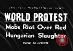Image of European anti-communist riots Europe, 1956, second 1 stock footage video 65675069731
