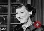 Image of Mamie Eisenhower Washington DC USA, 1956, second 28 stock footage video 65675069741