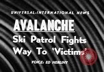 Image of avalanche on Canadian rockies Canada, 1956, second 3 stock footage video 65675069742