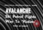 Image of avalanche on Canadian rockies Canada, 1956, second 4 stock footage video 65675069742