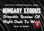 Image of Hungarian refugees Austria, 1956, second 15 stock footage video 65675069745