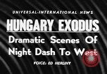 Image of Hungarian refugees Austria, 1956, second 17 stock footage video 65675069745
