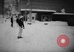 Immagine di Inverno blizzard Pennsylvania United States USA, 1956, secondo 11 filmato di repertorio 65675069746