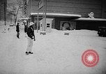 Immagine di Inverno blizzard Pennsylvania United States USA, 1956, secondo 25 filmato di repertorio 65675069746