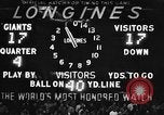 Standbild American Football Match New York United States USA, 1957, aus Sekunde 56 historischem Filmmaterial Videoclip 65675069761