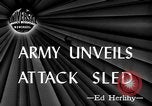 Image of attack sleds Italy, 1945, second 5 stock footage video 65675069768