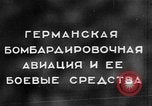 Immagine di Animata warplane tedesco riprese di riconoscimento Unione Sovietica, 1942, secondo 3 filmato di repertorio 65675069778