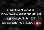 Immagine di Animata warplane tedesco riprese di riconoscimento Unione Sovietica, 1942, secondo 4 filmato di repertorio 65675069778
