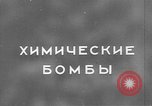 Image of Soviet Civil Defense information about aerial chemical bombs Soviet Union, 1942, second 3 stock footage video 65675069781