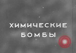 Image of Soviet Civil Defense information about aerial chemical bombs Soviet Union, 1942, second 4 stock footage video 65675069781